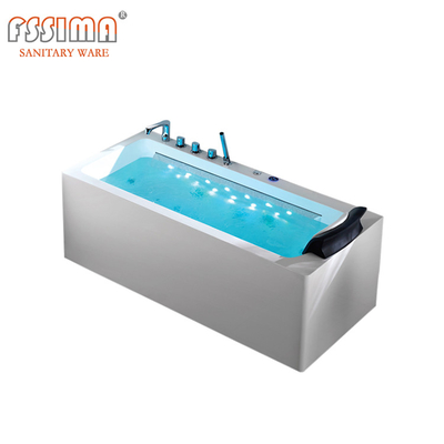 1.5m Indoor Outdoor Whirlpool Spa Bathtub Freestanding Portable Hydrotherapy Tub