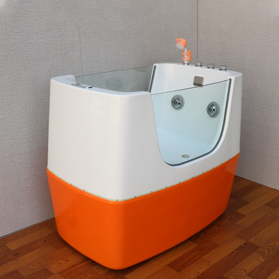 Automatic Cat Dog Pet SPA Bathtub Acrylic Composite Sheet 1180X730X980mm