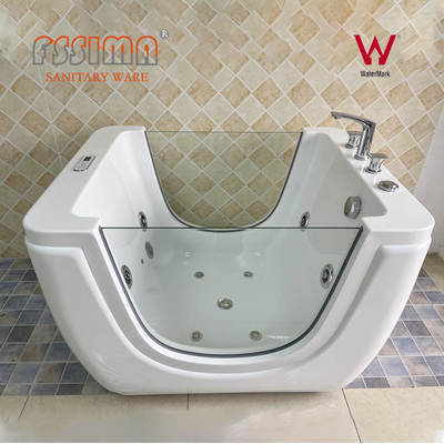 Baby Shop / Hospital Baby Spa Bathtub Freestanding 1100x850x900mm With Ozone